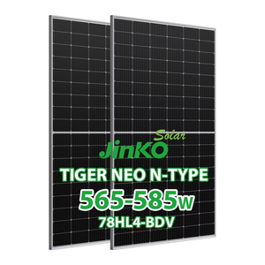 Paneles Solares Bifaciales <span class=keywords><strong>Jinko</strong></span> de 585W 590W con Doble Vidrio, Panel <span class=keywords><strong>Solar</strong></span> de Techo de Doble Cara, Precio de Fábrica <span class=keywords><strong>Jinko</strong></span> - Product Image 3