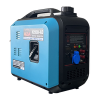 2kva Portable AC/ DC but Duel-sortie AC 220V DC 12V générateurs d'essence Silence onduleur générateur pour outils électriques