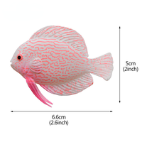 Décorations lumineuses pour aquarium : poissons tropicaux simulés en gros (poisson-clown, guppy, poisson-ange)