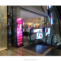 Pantalla LED Publicitaria con Efecto Espejo al Apagar, para Escaparates de Tiendas de Lujo, Centros Comerciales, Señalización Digital Comercial Dinámica