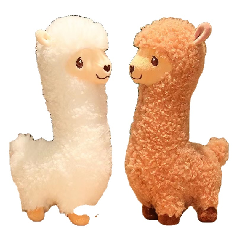 Lovely 23cm White Alpaca Llama Plush