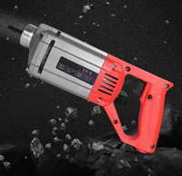 Vibrateur à béton électrique portatif AJZN 2300W, moteur, tige vibrante de 1,5 mètre, alimenté par batterie, 1,5 Ah, haute efficacité, 1 an de garantie