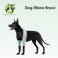 Attelle de coude pour chien en néoprène certifiée ISO13485 avec sangles auto-agrippantes segmentées pour les callosités du coude et les plaies de pression