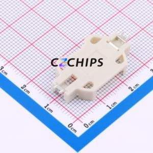 BS-06-B2CK005 Button & Strip Battery Connector SMD Connector Battery Holder CR2032 Phosphor Bronze Tin - Product Image 2