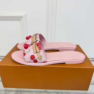 Sandalias Planas de Diseño con Interior de Cuero, Punta Abierta, Antideslizantes, Frescas y Cómodas para Chicas, Ideales para Compras y Vacaciones - Product Image 1