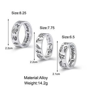 Anello PDANY con Farfalla Ispirazionale, Design Vintage con Incisione 'Soul Shine', Anello Europeo alla Moda per Donne - Product Image 5