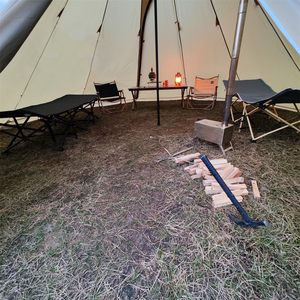 5M léger sac à dos Tipi tipi tente étanche 3-5 <span class=keywords><strong>personnes</strong></span> tente chaude hiver avec cuisinière Jack pour Camping en plein air randonnée - Product Image 5