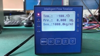 Totalisateur de débit de sortie de communication Rs485 alimentation 24v industrielle utilisant un compteur de débit Totalisateur de débit RS485