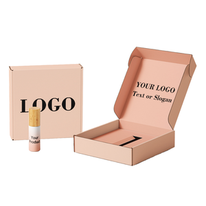 Scatola di Cartone Ondulato per Spedizione Cosmetici con Stampa Logo, Confezione Regalo per Vestiti e Scarpe, Scatola Pieghevole in Carta - Product Image 1