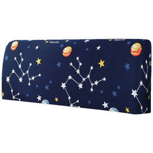 Nordic Style <b>Elastic</b> Headboard <b>Cover</b> 1.8m 1.5m Universal Dustproof Bedside <b>Cover</b> Polyester Fiber Modern Simple Design - Product Image 2
