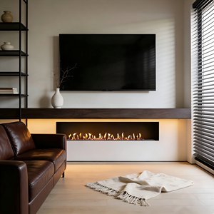 <span class=keywords><strong>Cheminée</strong></span> électrique encastrée Inno-living Ecoflame 36 pouces avec brûleur Wifi - Product Image 1