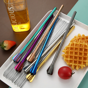 Ý tưởng sản phẩm mới 2025 sự gian lận thanh thép không gỉ 304 ống hút Whisk dài nhỏ whisks gầy ít Whisk - Product Image 3