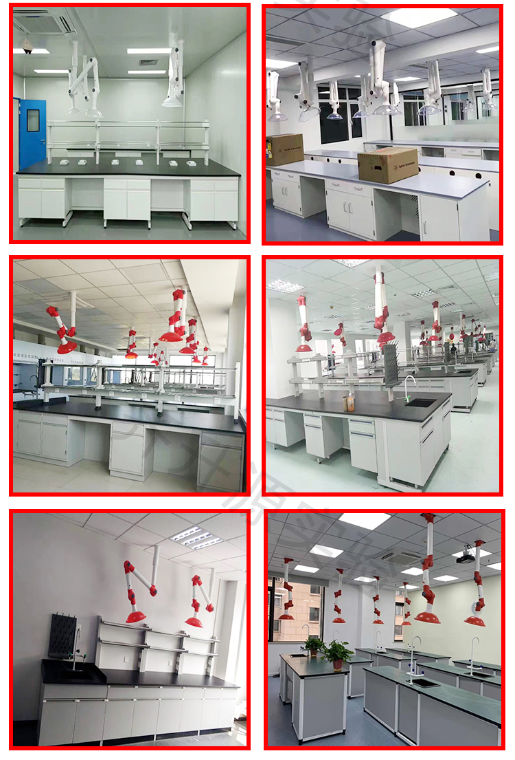 Ceiling Mounted Laboratory Flexible Fume Extraction Arm