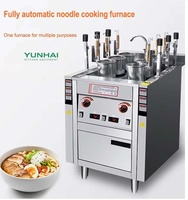 Chaudière de nouilles de restaurant trois six paniers cuiseur à pâtes chaudière de chauffage électrique chaudière à pâtes 3/6/9 trous machine de cuisson de nouilles