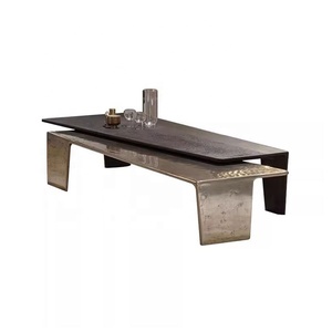 Juego de muebles de sala de estar con mesas de centro <span class=keywords><strong>Funky</strong></span> Diseño moderno Combinación alta y baja Mesa de centro rectangular - Product Image 1