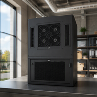 Armoire de serveur Starlink 32U 19 pouces 600*600mm, armoire réseau verrouillable pour télécommunications et centre de données