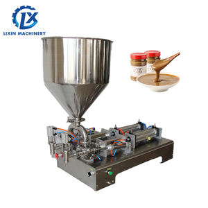 Semi Automatique Double Buses Cosmétiques Shampooing Jus De Miel Sauce De Soja Tomate Ketchup Crème Huile Pâte Machine De Remplissage - Product Image 2