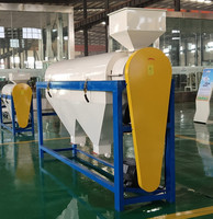 Machine de polissage automatique commerciale de haricot de 5 t/h pour le haricot mungo de soja, équipement de décorticage d'épluchage d'acier inoxydable