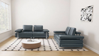Canapé d'angle en cuir véritable de luxe, 5 places, en forme de L, design moderne, personnalisable, pour petit appartement, villa, salon