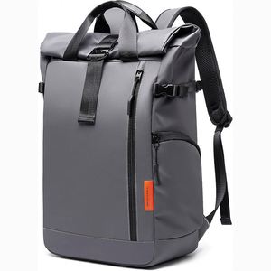 Sac à dos pour ordinateur portable de grande capacité avec sac intérieur antichoc, sac à dos à enroulement pour ordinateur portable, sac à dos d'affaires, échantillon gratuit - Product Image 3