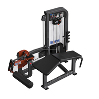 Machine à flexions de jambes réglable en acier pour la musculation et l'entraînement physique avec pile de poids de 160 kg - Usage commercial