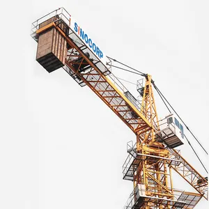 China Biggest Supplier Big Brand Hot Sale Hammerhead Type 10 tons Tower Crane For Sale