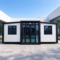 Maison conteneur préfabriquée extensible 20ft 40ft, design ferme, garantie 5 ans, marque Yingtong, peut accueillir 1 à 3 chambres