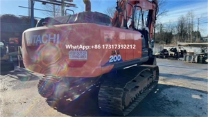 Excavadora de Orugas Usada Hitachi ZX200-5 a Precio Económico, Excavadora de Orugas Hitachi de 20 Toneladas - Product Image 2