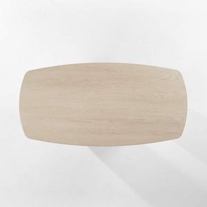 Mesa de Comedor de Madera de Estilo Nórdico Moderno, Muebles para el Hogar, Mesa Rectangular Simple de Roble Blanco Sólido para 8 Personas - Product Image 5