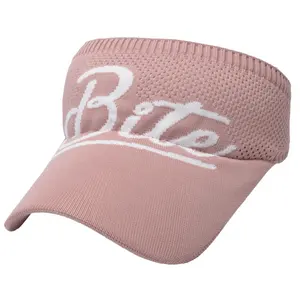 Chapeau de soleil réglable pour femmes de golf avec logo personnalisé de qualité personnalisée, bandeau, visière de sport