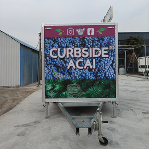 Mobile Food <b>Trailer</b> Coffee Kiosk Ice Cream Food Truck Cart Bakery Churros Van Fast Kitchen <b>Trailer</b> - Product Image 3