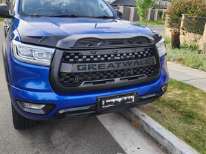 Gwm – accessoires de canon, protection de capot d'injection pour Great Wall Poer 2020 + 3M, ruban adhésif ABS noir mat 3 pièces - Product Image 4