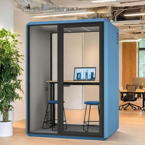 Cabina Ufficio Modulare Portatile Moderna Estensibile con Isolamento Acustico a Doppio Strato e Telaio in Alluminio per Uso in Hotel e Camere da Letto - Product Image 5