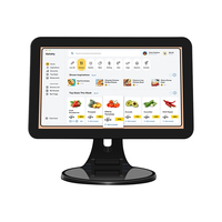 Vente en gros de caisses enregistreuses POS 15,6 pouces, 2 Go de RAM, 32 Go de stockage, écran tactile, système POS tout-en-un pour les magasins