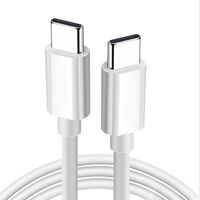Câble de charge USB C 60W, câble USB-C à charge rapide, type C vers C PD 1M, câble de charge rapide pour iPhone 15 16 Pro Max