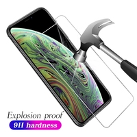 Film de protection d'écran en verre trempé anti-traces de doigts 9H pour Apple Iphone 11 12 13 14 15 16 17 18 Pro Max