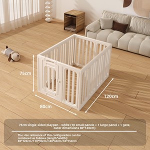 Clôture pour chien moderne et écologique en plastique HDPE, cage pour animaux <span class=keywords><strong>de</strong></span> compagnie, clôture pour chiens <span class=keywords><strong>de</strong></span> petite et moyenne taille, enclos intérieur pour chat, niche pour <span class=keywords><strong>chiot</strong></span> - Product Image 4