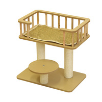 Arbre à chat tout-en-un en sisal, toutes saisons, extra large pour les grands chats, avec griffoir et jouet intégrés, durable