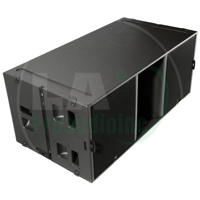 LA SOUNDX LA-KS28 Caisson de basses actif double 18 pouces 143 dB 25 Hz pour tournées, concerts et systèmes de sonorisation de location
