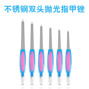 <b>Nail</b> <b>File</b> 14.5cm 180 Grit Reusable Dual-Ended Manicure Tool For <b>Nail</b> Shaping And Cuticle Care - Product Image 3