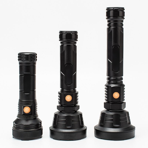 Lampe torche LED haute puissance rechargeable avec <span class=keywords><strong>batterie</strong></span> au lithium, mode SOS, éclairage d'urgence ultra-lumineux, faisceau longue portée 500m+, ABS - Product Image 1