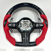 Volant en fibre de carbone véritable LED pour BMW Série M F87 F80 F10 F06 F12 F13 F15 F16 F20 F22 F30 F31 F32 F33 F36 E90 E92 E93