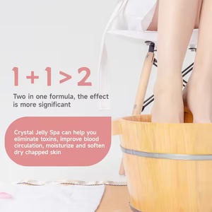 Korean Private Label Lavender Moisturizing Tender Foot Smooth Foot Soak <strong>Jelly</strong> <strong>Pedicure</strong> SPA Foot Scrub <strong>Pedicure</strong> Kit - Product Image 2