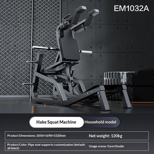เครื่องแฮ็กสควอทแบบตั้งตรงสำหรับออกกำลังกายขา ผลิตจากเหล็กอย่างดี เหมาะสำหรับการฝึกสร้างกล้ามเนื้อ - Product Image 6