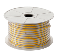 Bandes LED COB AC110V 220V 100M, IP65 IP67, PVC silicone, étanches, 288 LED/m, blanc chaud, blanc froid, flexibles
