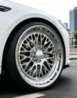 Jantes forgées Duaxen Forgealloy 26 pouces 5x127 chromées à fond profond pour Jeep Grand Cherokee SRT Trackhawk Custom Show