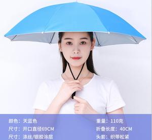 2022 Cheap Sun Folding logo Printed Advertising Head <b>Hat</b> Shape Umbrella, Umbrella <b>Hat</b> <b>for</b> Sale - Product Image 5