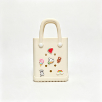 Sac à main OEM personnalisé en EVA toutes saisons, imperméable, pliable, sac de plage avec deux fermetures ouvertes, bandoulière, nouvelle couleur bonbon, durable