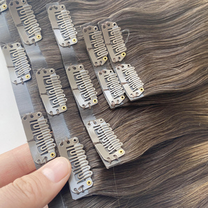 Parrucca Mezza Testa in <span class=keywords><strong>Capelli</strong></span> Umani Remy 2026, <span class=keywords><strong>Extension</strong></span> a Clip Invisibili per Donne, <span class=keywords><strong>Extension</strong></span> Naturali Fatte a Mano in <span class=keywords><strong>Veri</strong></span> <span class=keywords><strong>Capelli</strong></span> Umani - Product Image 5