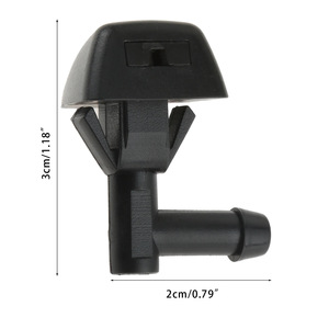 Boquilla de inyector mecánico de plástico para limpiaparabrisas de coche, codo 30655605 para Volvo S60 XC70 - Product Image 1